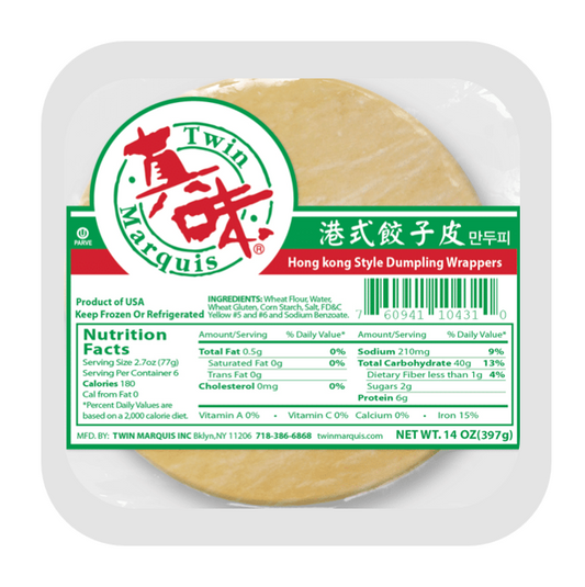 DUMPLING WRAPPERS HONGKONG STYLE - TWIN MARQUIS