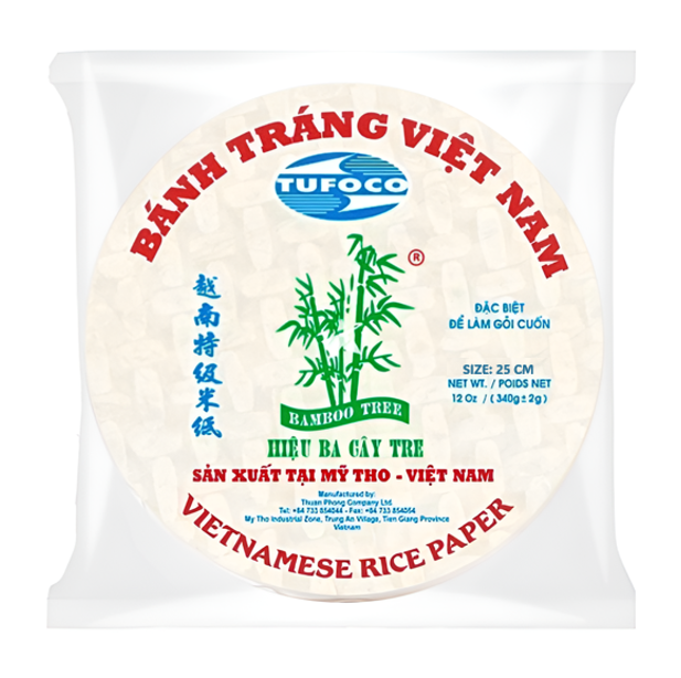 RICE PAPER 25CM - BAMBOO TREE