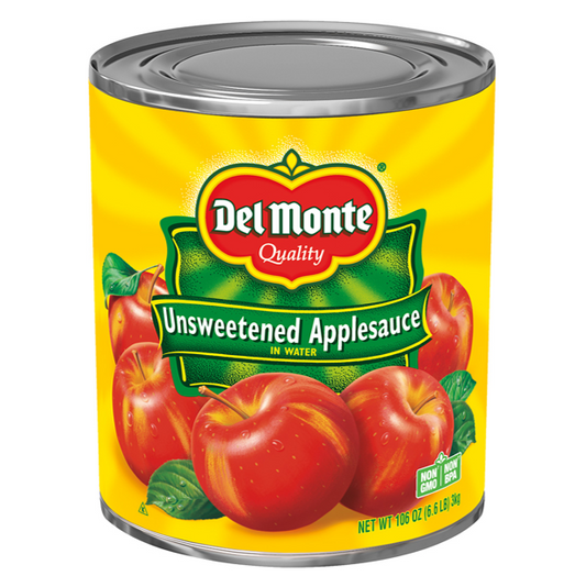 APPLE SAUCE UNSWEETENED - DEL MONTE