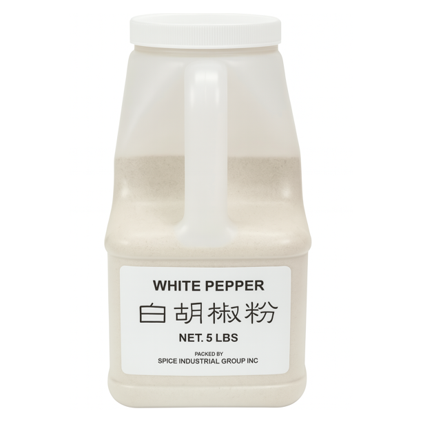 WHITE PEPPER IN JAR - SPICY WORLD
