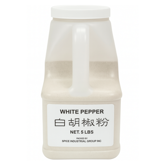 WHITE PEPPER IN JAR - SPICY WORLD