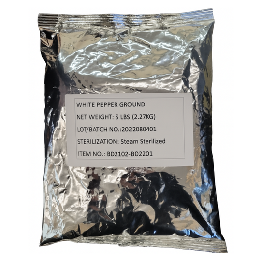 WHITE PEPPER GROUND IN BAG