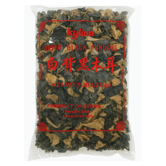DRIED WOOD BLACK FUNGUS WHOLE
