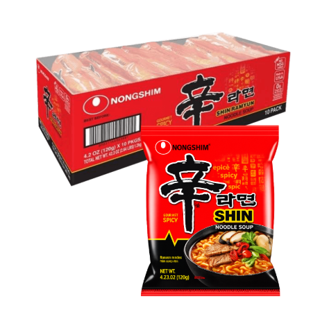 NOODLE SHIN RAMYUN 10 PACKS - NONGSHIM