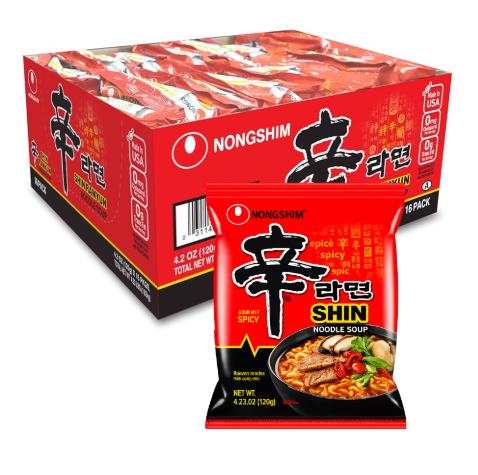 NOODLE SHIN RAMYUN 16 PACKS - NONGSHIM