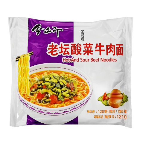 INSTANT NOODLE BEEF FLAVOR & SOUR PICKLED CABBAGE - JML