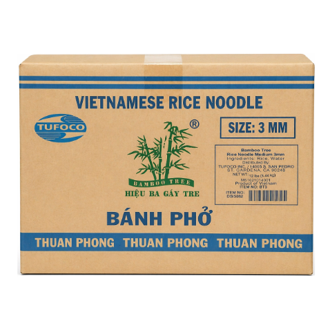 RICE STICK 3MM BANH PHO - BAMBOO TREE