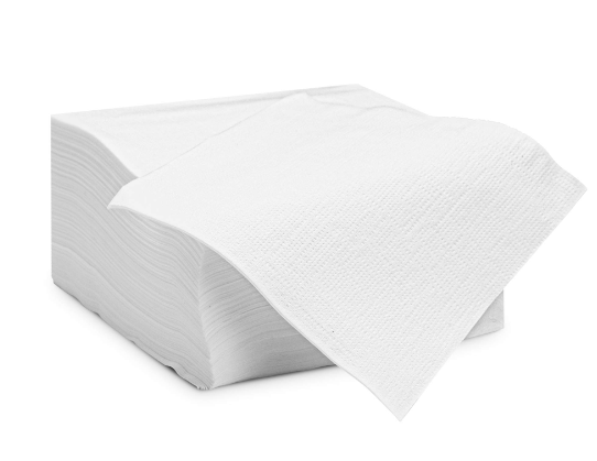 BEVERAGE NAPKIN WHITE - HI-VALUE