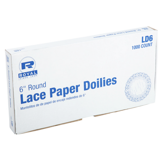 LACE PAPER DOILIE 6"